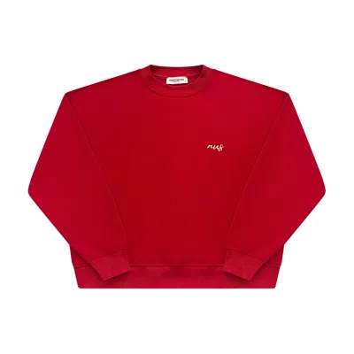 Maison Des Nus Women's Signature Red Crewneck