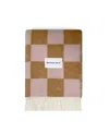 Maison Deux Checkerboard Blanket, 4.25' X 6.5'