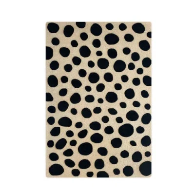 Maison Deux Cheetah Rug In Black