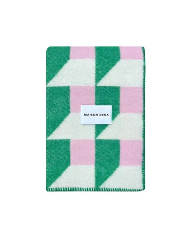 Maison Deux Cubics 4.25 X 6.5 Ft Blanket