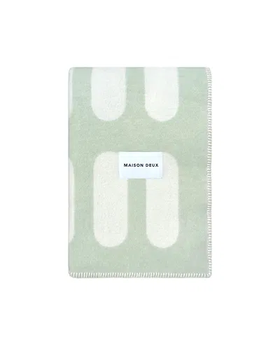 Maison Deux Cubics Blanket, 4.25' X 6.5'