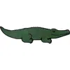 Maison Deux Krokodil Crocodile Rug In Green