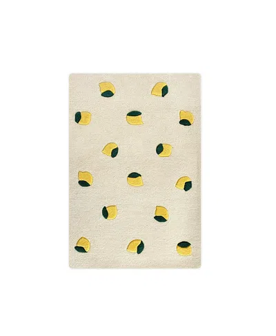Maison Deux Lemons Design Rug 60 X 96 In Brown
