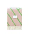 Maison Deux Lines Blanket, 51 L X 78 W