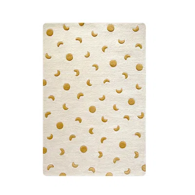 Maison Deux Rug Moons 3.9 X 5.9 Ft In Multi