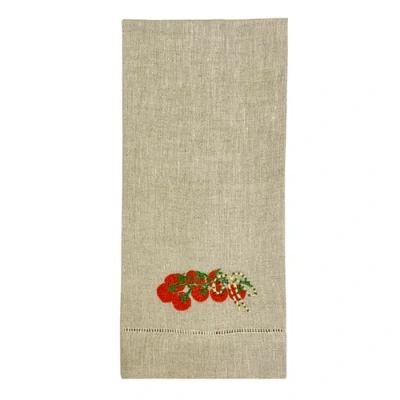 Maison D'haiti Mediterranean Collection Tea Towels In Green