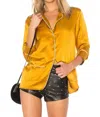 Maison Du Soir Brigette Top In Gold In Gold
