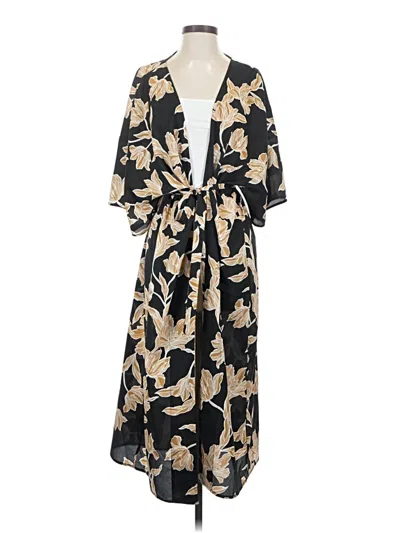 Pre-owned Maison Du Soir Kimono In Black