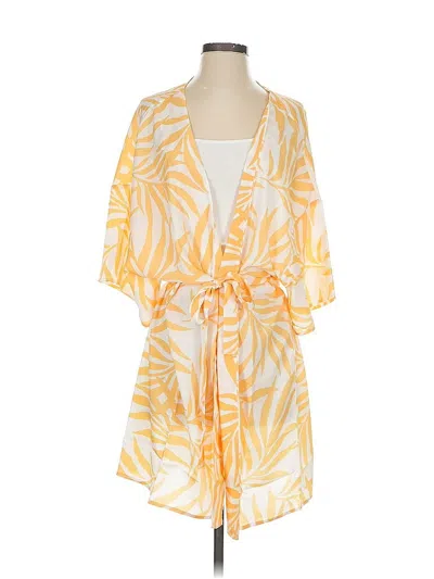 Pre-owned Maison Du Soir Kimono In Yellow