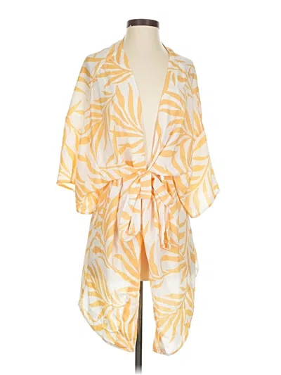 Pre-owned Maison Du Soir Kimono In Yellow