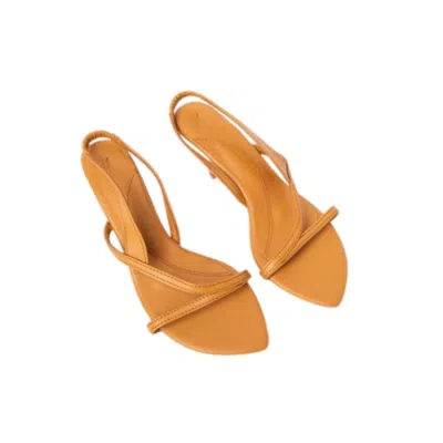 Maison Eli Women's Brown Sahara Heels Tan
