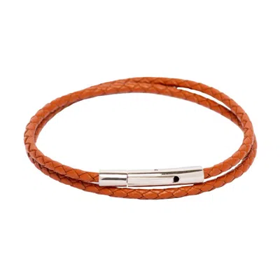 Maison Eli Women's Double Leather Bracelet Brown