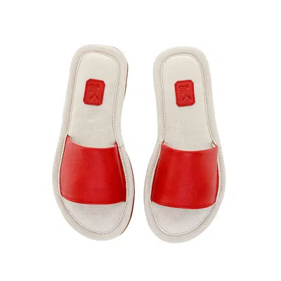 Maison Eli Women Indoor Slippers Red