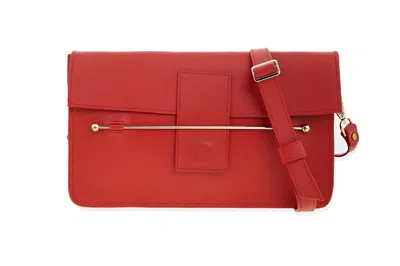 Maison Eli Women's Marquise Leather Bag Red