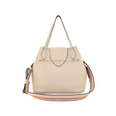 Maison Eli Women's Neutrals Cello Leather Tote Beige In Beige/black