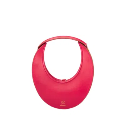 Maison Eli Women's Pink / Purple Luna Midi Bag Pink In Pink/purple