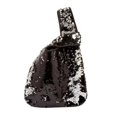 Maison Eli Women's Sequin Tote Bag Black