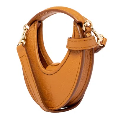 Maison Eli Women's Yellow / Orange Crossbody Mini Luna Orange In Yellow/orange