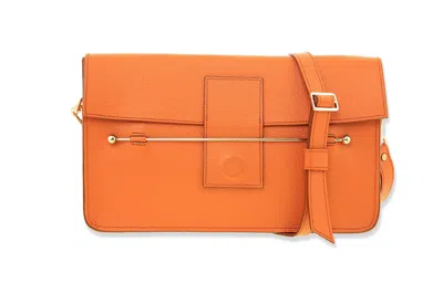 Maison Eli Women's Yellow / Orange Marquise Leather Bag Orange In Yellow/orange