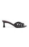 Maison Ernest Cage 55mm Leather Mules In Black