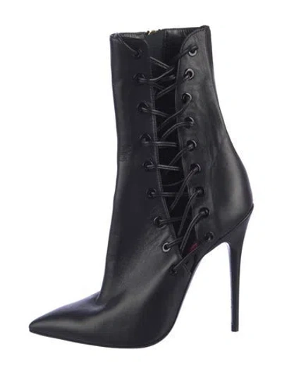 Pre-owned Maison Ernest Leather Boots In Black