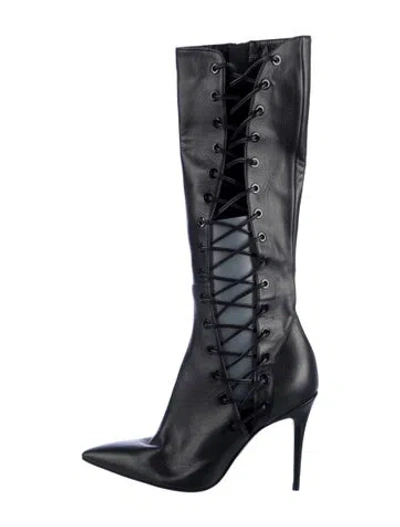 Pre-owned Maison Ernest Leather Boots In Black