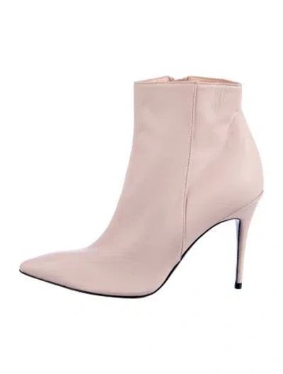 Pre-owned Maison Ernest Leather Boots In Pink