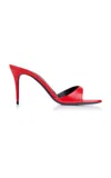 Maison Ernest Lidylle Leather Mules In Red