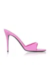 Maison Ernest Lidylle Patent Leather Mules In Pink