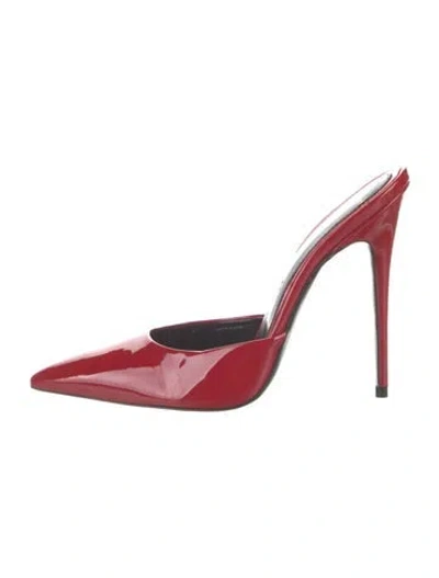 Pre-owned Maison Ernest Patent Leather Mules In Red