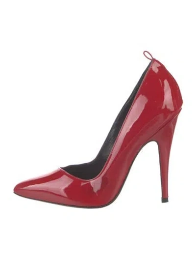 Pre-owned Maison Ernest Patent Leather Pumps In Red