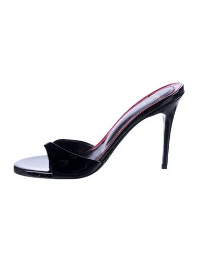 Pre-owned Maison Ernest Patent Leather Sandals In Blue