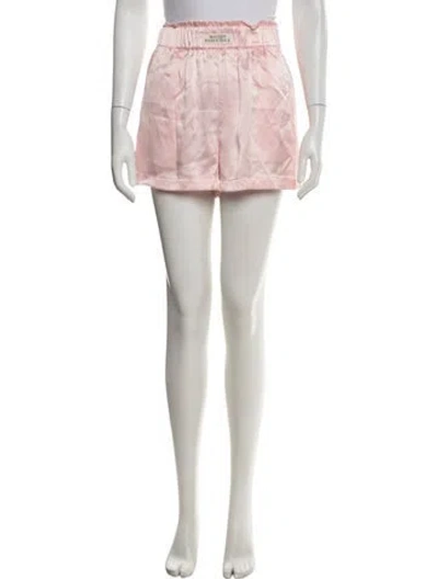 Pre-owned Maison Essentiele Silk Pleated Accents Pajamas W/ Tags In Pink