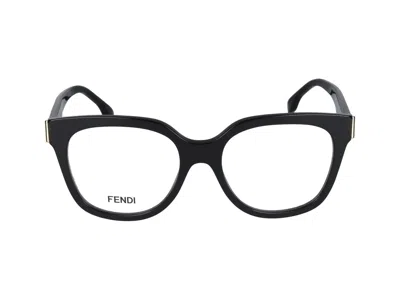 Maison Fendi Eyeglasses In Black