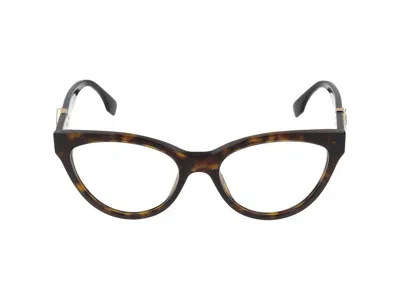 Maison Fendi Eyeglasses In Brown