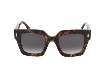 Maison Fendi Sunglasses In Brown