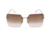 Maison Fendi Sunglasses In Brown