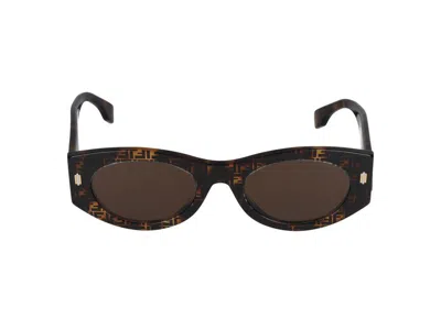 Maison Fendi Sunglasses In Brown