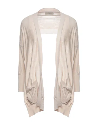 Maison Fl Neur Wrap Cardigans In Beige