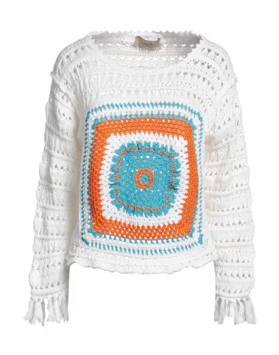 Maison Fl Neur Sweaters In White