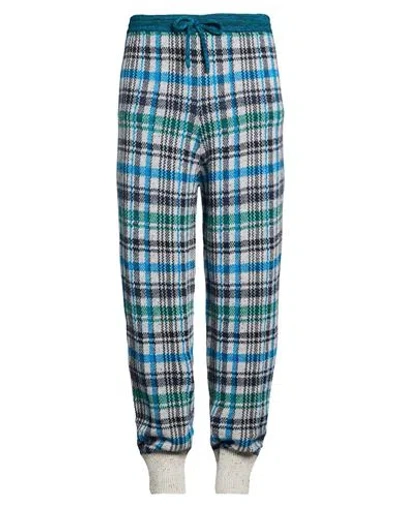 Maison Flaneur Maison Flâneur Man Pants Grey Size 34 Wool, Alpaca Wool, Polyamide In Blue