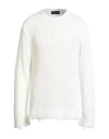 Maison Flaneur Maison Flâneur Man Sweater White Size 42 Cotton