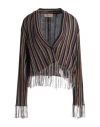 Maison Flaneur Maison Flâneur Woman Cardigan Black Size 4 Cotton, Viscose In Black