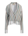 Maison Flaneur Maison Flâneur Woman Cardigan White Size 6 Cotton, Viscose