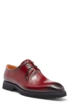 Maison Forte Presidio Wholecut Leather Oxford In Burgundy