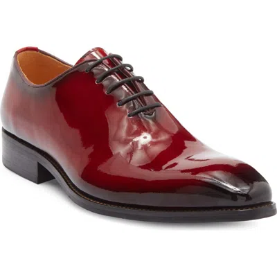 Maison Forte Lusso Wholecut Oxford In Burgundy