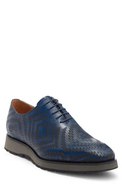 Maison Forte Marseille Wholecut Oxford In Blue