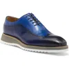 Maison Forte Palomar Wholecut Oxford In Blue
