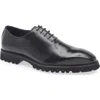 Maison Forte Presidio Wholecut Leather Oxford In Black