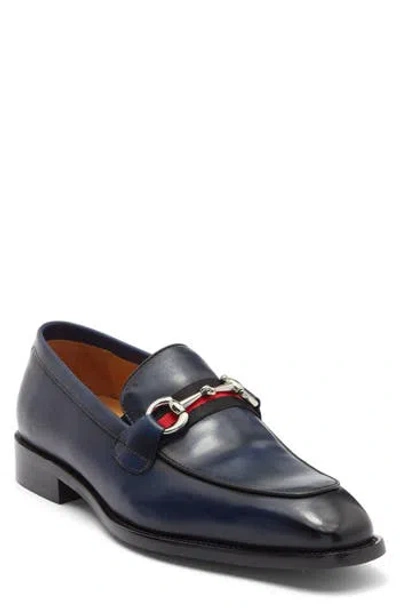 Maison Forte Vienna Bit Loafer In Blue
